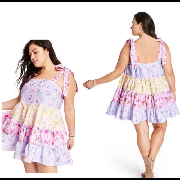 LoveShackFancy x Target Jeanne Dress NWT sz Large - Picture 2 of 5